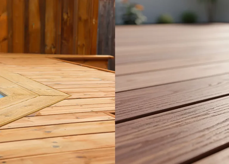 Comparaison terrasse bois naturel et terrasse bois composite — Jardin à la Carte Gironde