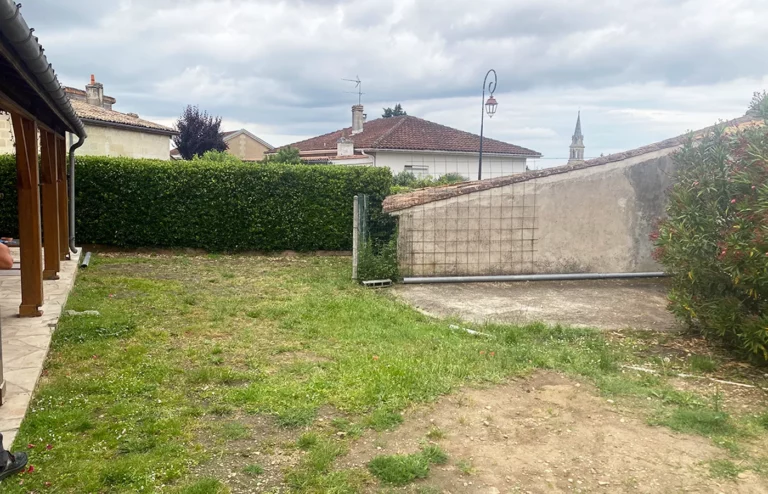 Visite terrain paysagiste Jardin à la Carte, Mérignac Gironde.