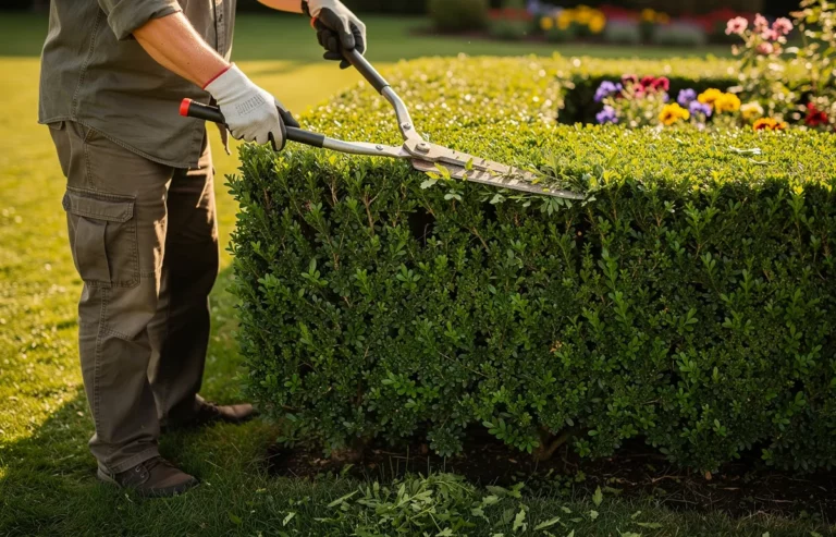Entretien de jardin - Taille de haies d'un jardin en Gironde — Jardin à la Carte