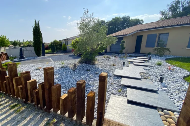 Service de création d'allées, de cours de jardin — Jardin à la Carte
