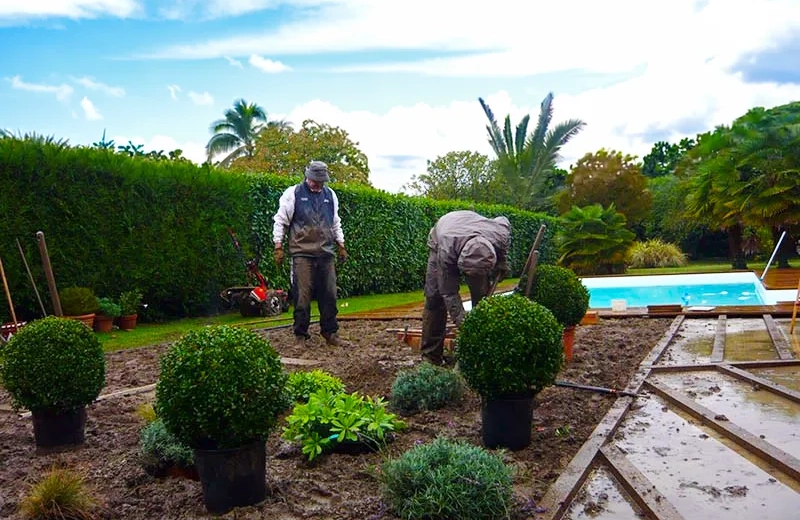 Paysagiste Jardin à la Carte aménageant un jardin neuf pour un nouveau propriétaire en Gironde, Bordeaux Métropole